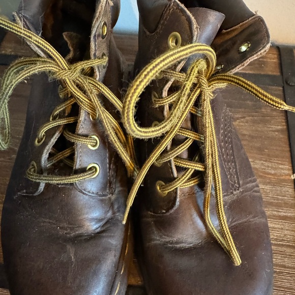 Dr. Martens Shoes - Dr. Martens Dark Brown Lace-Up Boots